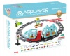 Magplayer Magnetic Shapes & Blocks Pastel Train Set 77 Piece Photo
