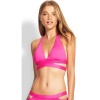 Active Halter Bikini Top - Ultra Pink Photo