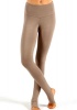 Shakti Shanti - High Rise Leggings with Open Heel Brown Photo