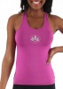 Shakti Shanti - Tear Drop Top with Chakra Print Purple Photo
