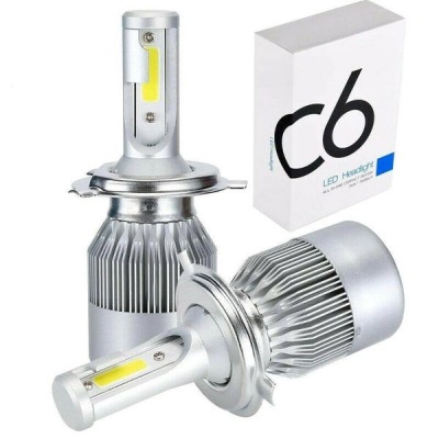 Photo of H4 C6 Led Headlight Bulb HID Kit All In One Compact Design