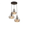 3 Hanging Vintage Rope Pendant E27 Photo