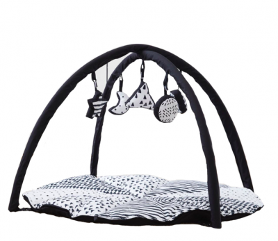 Photo of BabyLuv Play Mat & Mobile | Black & White