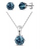 Destiny Denim Blue Set With Crystals From Swarovski in a Macaroon Case Photo