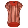 Marique Yssel Combo Boxy Top - Rust Chevron Photo