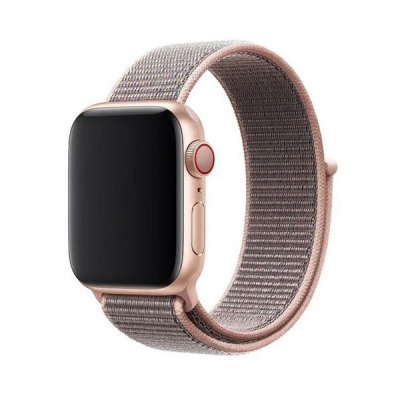Photo of Apple GoVogue Woven Nylon Strap For Watch - Rose Pink