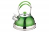 Stainless Steel Lime Whistling Kettle - 2.5L Photo
