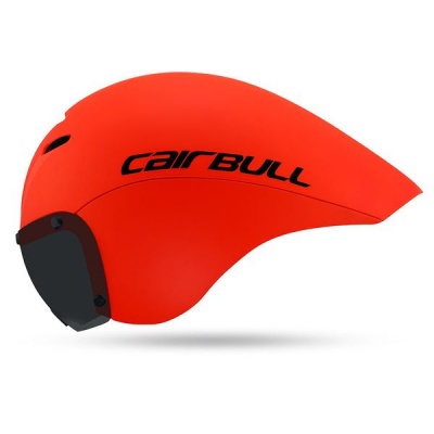 Photo of Cairbull Victor - Triathlon -TT - Aero Tail Helmet - Magnetic Visor