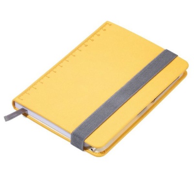 TROIKA Notepad A6 With Slim Multitasking Ballpoint Pen Yellow