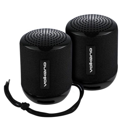 Photo of Volkano Gemini Series Pair of True Wireless Bluetooth Speakers - Black