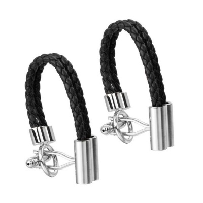 Photo of Classy French Rope and Chain Cufflinks