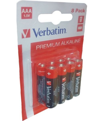 Photo of Verbatim AAA-LR03 Alkaline 1.5v Battery Quantity 80