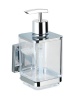 WENKO Vacuum LocÂ® Soap Dispenser Quadro Range SSteel No Drilling