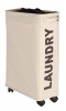 WENKO - Corno Laundry Basket - Beige 43L Photo