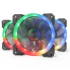 Redragon 120mm RGB LED Full Colour Fan Triple Pack & Control Box Remote Photo