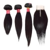 Beau Diva 18" 20" 22" inches Human Hair Weave & Closure Value Pack Photo