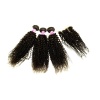 Blkt Human Hair Hair 16" inches Jerry Curl Free Closure Value Package Photo