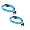 SATA 3 90 Degree Data Cable - 2 Pack Photo