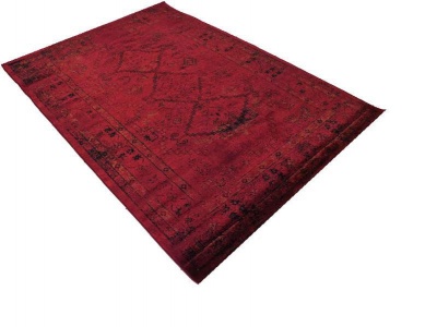 Photo of Afghan antique rug with multiple triangles 160x230cm