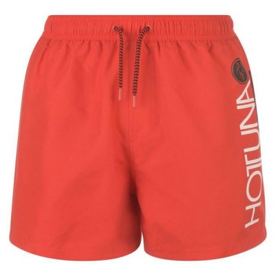 Photo of Hot Tuna Mens Logo Shorts - Red [Parallel Import]