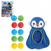 Play Go Playgo 2" 1 Bath Toy Organiser Penguin - 11 Piece Photo