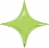 Qualatex 20" Foil Starpoint -Lime Green Balloon 1pack Photo