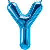 Qualatex 16" Foil Blue Balloon Letter Y - 1 Pack Photo
