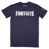 Fortnite Silver logo youth T-shirt - Navy Console Photo