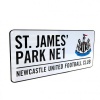 Newcastle United Street Sign - St. James Park NE1 - White Photo
