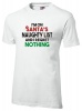 Christmas - Santa's naughty list Tshirt white Photo