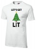 Christmas - Lets get Lit Tshirt White Photo