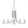 The Lighting Warehouse - CHN Viscount 5 Light Satin Silver Photo