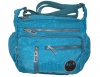Fino Washed Nylon Multi-Pocket Messenger Bag Photo