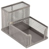 SDS M415S Wire Mesh Metal Cube & Pen Holder - Silver Photo