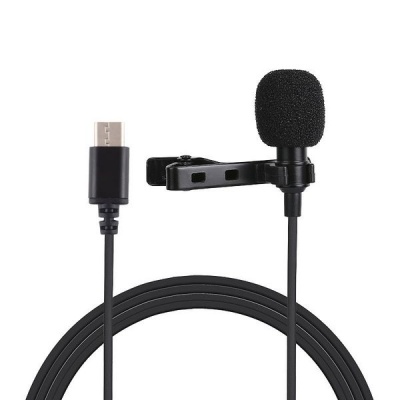 PULUZ 15m USB C Type C Wired Condenser Recording Microphone