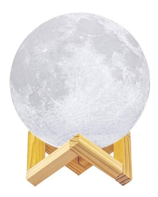 Gretmol Humidifier 3D Printed Dimmable Moon Lamp with Cool Mist Humidifier