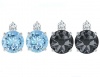 Civetta Spark Mimi Studs Set -Swarovski Blue & Black Crystal Photo