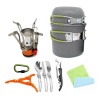 Cookware Camping Pot Bowl Stove Set Burner Photo