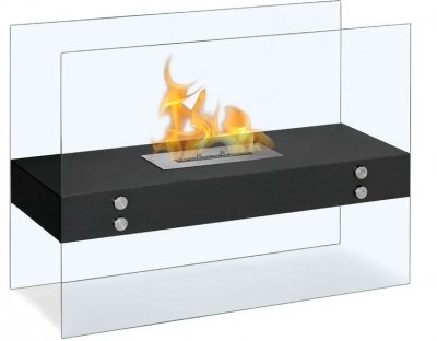 Photo of 1green 3L Floating Glass Ethanol Fireplace - Free standing