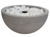 1green Large Bio-Ethanol Fire Pit-Grey Photo