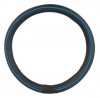 Steering Cover Pu Black Blue Photo