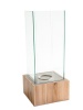 1green Wooden Twirly Ethanol Fireplace Photo