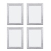 SkyDeals Wooden Picture Frame A4 Size for Photos / Certificates - 4 Pack Photo