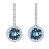 Civetta Spark Amelia earring Swarovski Aquamarine crystal