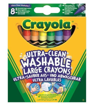 Photo of Crayola 8 Ultra Clean Big Washable Crayons