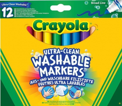 Photo of Crayola 12 Ultra Clean Broadline Washable Markers