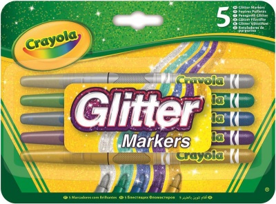 Photo of Crayola 5 Glitter Markers
