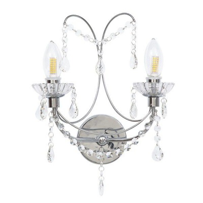 Photo of The Lighting Warehouse - Bathroom Harrington 2 Light Crystal