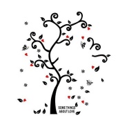 Wall Sticker Heart Tree with Frames