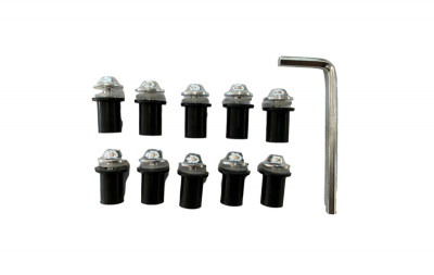 Photo of Rotracc Silver Motorcycle Screen Bolts
